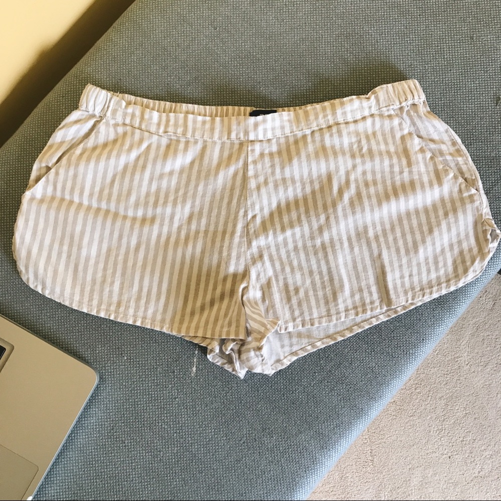 Urban outfitters pinstripe shorts